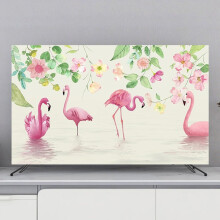 TV Covers Indoor TV Cover Soft Fabric DustProof Screen Protector 3280 Inch TVs, WallMount Curved Desktop Monitor
