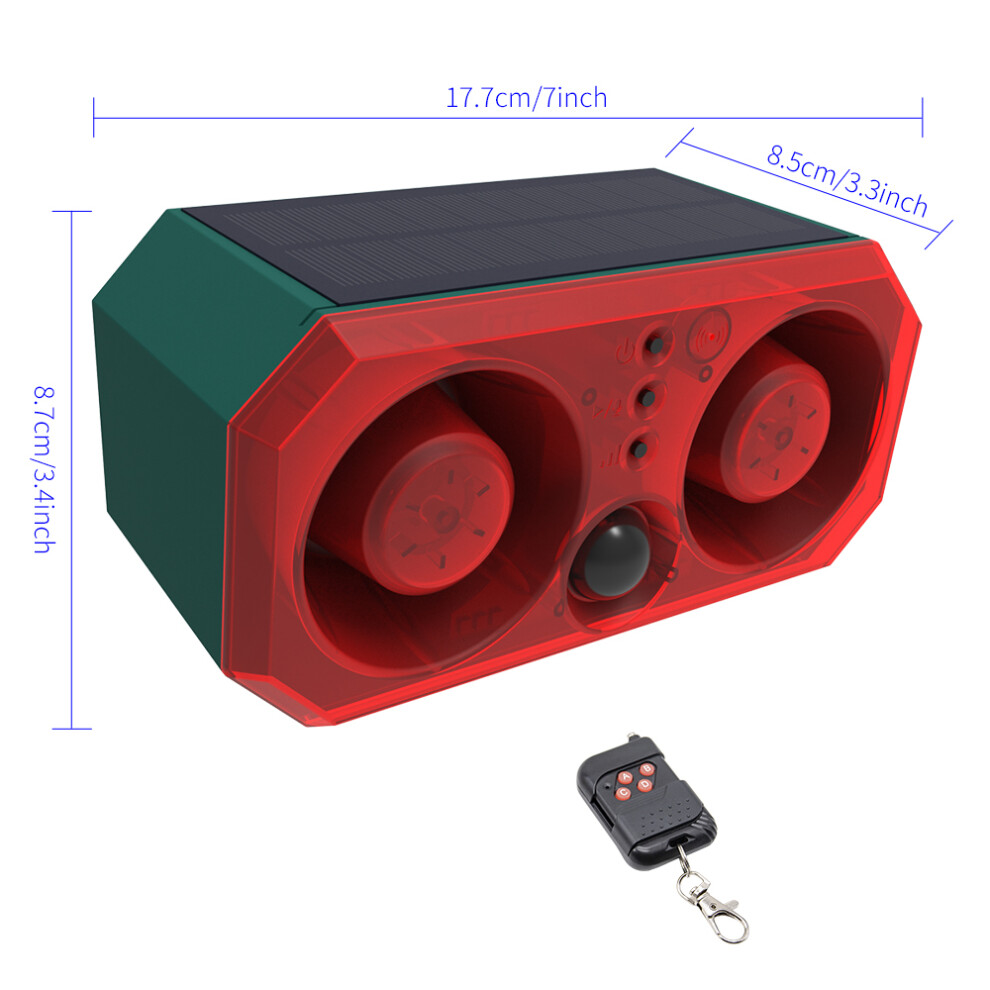 Solar-Bewegungsmelder-Alarm Fã¼R Den AuãEnbereich 7661675367817