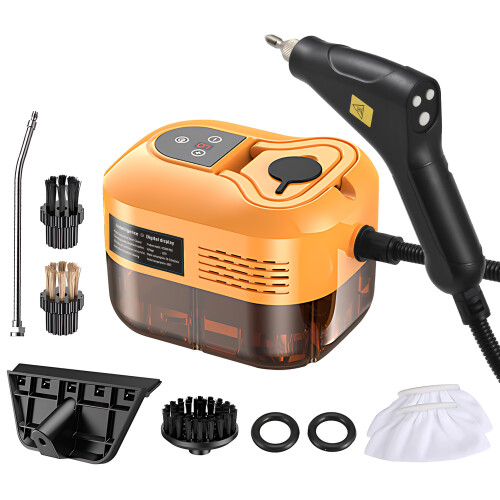 Handdampfreiniger mit 6-teiligem Zubehör,