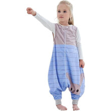 (As show, One size) Children'S Sleeping Bag With Legs Warm Soft Pajamas, Girl Boy Winter Sleeping Ba