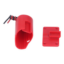 Adaptador de batería M12, 12 V, 55,6 A, cable ABS de 140 mm