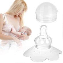 (As show, One size) Sunrain Nipple Shields compatible with Nursing Newborn,Breastfeeding Contact NippleShield compatib-1405
