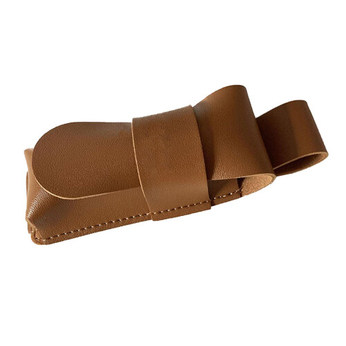 PU Leather Harmonica Case, Brown, 10*3.5*2cm, Portable Storage 1