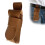 PU Leather Harmonica Case, Brown, 10*3.5*2cm, Portable Storage 10