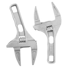 Adjustable Monkey Wrench 2 Pack For Bathroom Faucet Flexible Pipe Spanner DIY Home Repairs