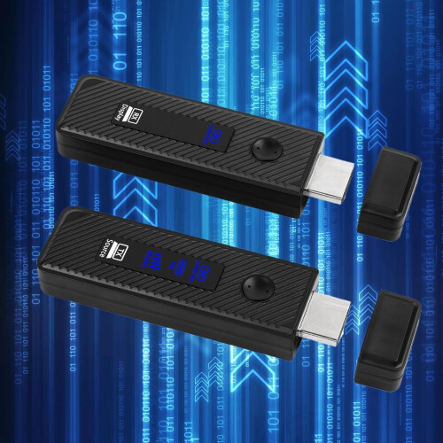 Wireless Video Transmitter And Receiver Video Audio Transmission System For Projector Display Laptops Monitors Computers 1