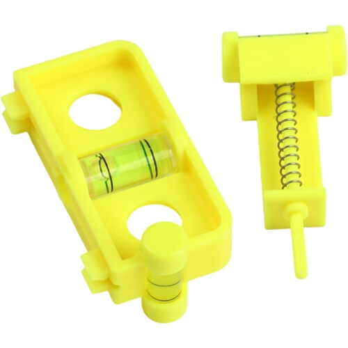 Bow String Level Accessory For Compound Bow Tuning Level For Accurate String And Arrow Shaft Alignment Yellow 1