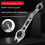 Adjustable Spanner Univerrsal Angle Grinding Wrench FourClaw Replacement Parts Thickened Tool For Maintenance Workers 2