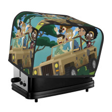 Wild Kratts Toaster Cover 2 Slice, Bread Dust Cover & Fingerprint Protection-Polyester, Kitchen Small Appliance Covers