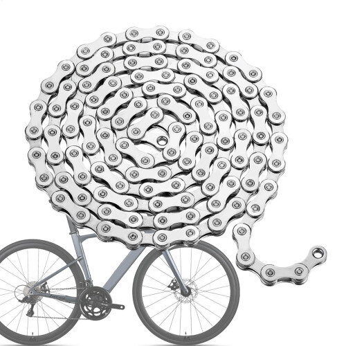 Bikes Chain  Bicycles Replacement Chain, Mountain Bikes, 116 Links Road Bikes, Efficient Power Transfer