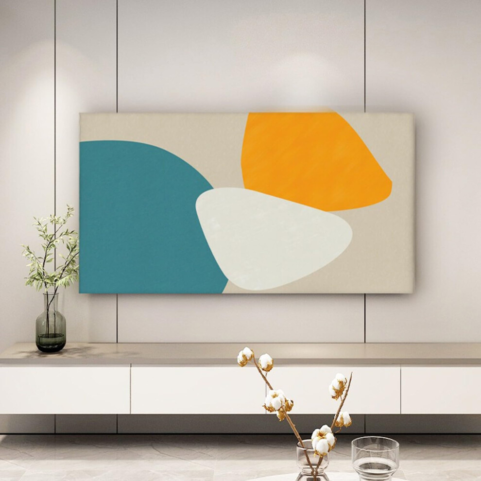 Wallmounted Dustproof Tv Screen Protector 3285 Inch Cloth Tv Cover For Lcd Led Tvs Painting Pattern Model J 9426802655445