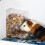 Automatic Pet Feeder Large Capacity Secure Lock Easy Refill for Hamsters Parrots Hedgehogs Mice 2