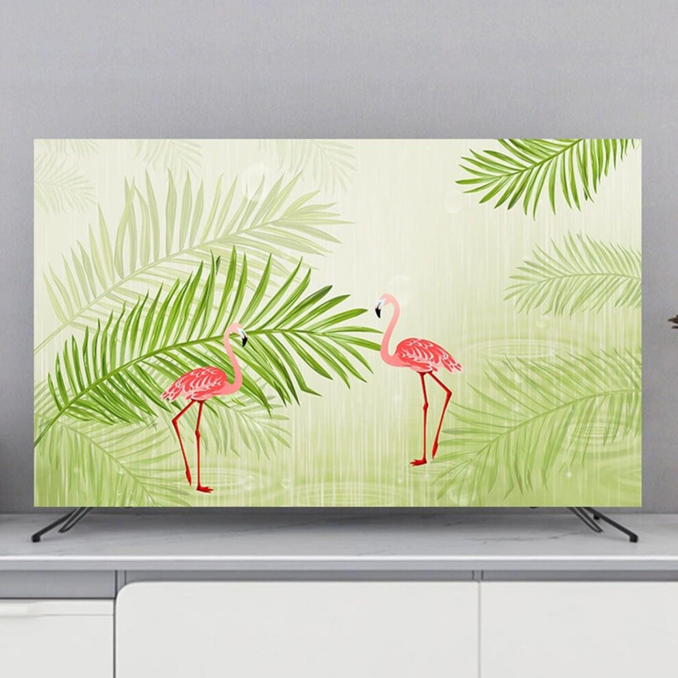 Tv Covers 3280 Inch Tv Dustproof Soft Fabric Screen Protector For Wall Mount Curved/Desktop Monitors 3739In (93X60cm) 9382693844828