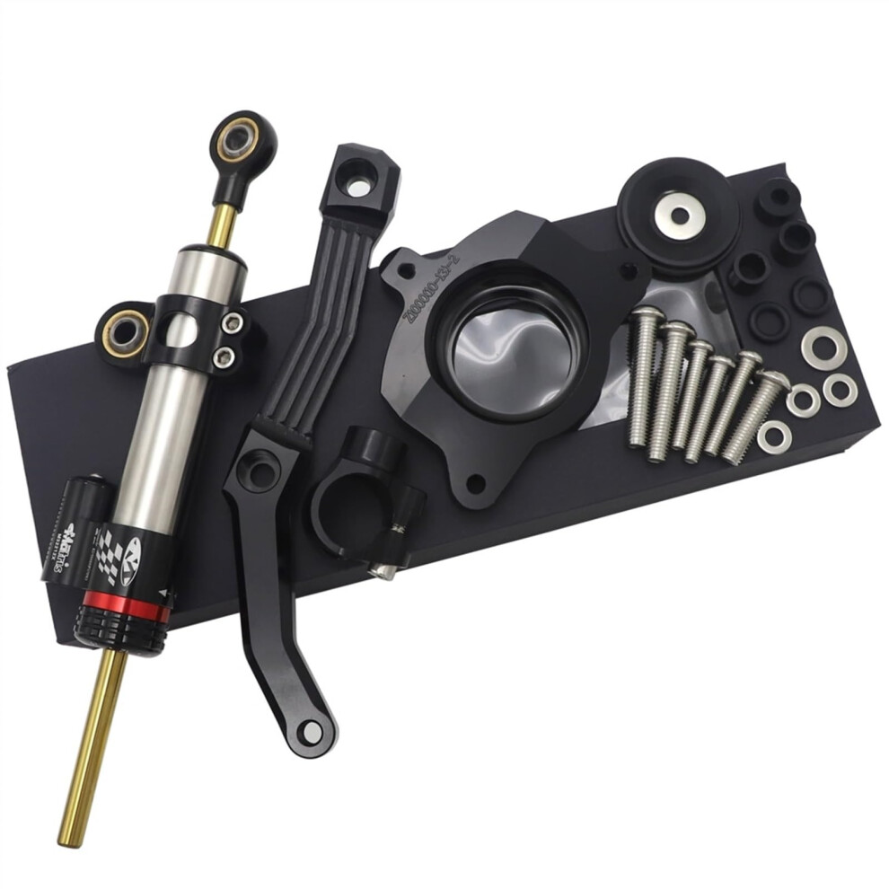 Motorcycle Steering Damper Adjustable Stabilizer With Mounting Bracket For Kawasaki Z1000 20102013 9189345383007