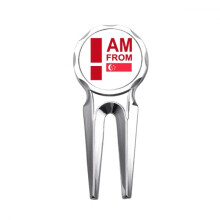 I Am From Singapore Art Deco Fashion Golf Divot Tool Golf Ball Marker Tool