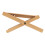 Sturdy Wooden Guitar Foot Rest, 3 Adjustable Heights, Foldable Beech Stool 2