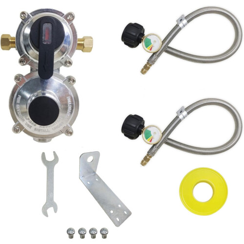 Grill Regulator Pressure Regulator Adjustable Pressure Regulator Valves Conversion Set for Grilling Ref: 5559 1