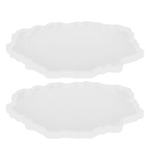 Múnla Ceardaíochta DIY Maisiú Baile Múnlaí Silicone Solúbtha le haghaidh Sliseanna Agáite a Dhéanamh, Múnla Eapocsa Roisín Múnlaí