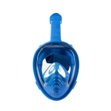 Kids Snorkel Mask Full Face With Camera Mount, 180 Degree Panoramic View, AntiFog AntiLeak Scuba Mask, Green
