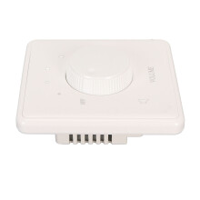 Manopola di controllo del volume da parete da 10W, rotativa, per altoparlante domestico, bianca, 86x86mm