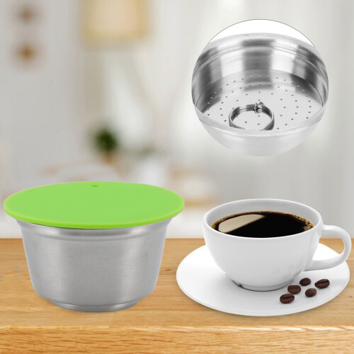 Cápsula de café recargable 53mm/2.09in 40ml verde 2