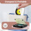 Portable CD Player  CDR/CDRW/MP3 Compatible, Rechargeable Battery, Compact And Lightweight Pink 3