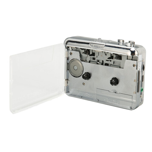 Retro Cassette Player with Auto Reverse FM Function Headphone Jack