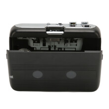 Bluetooth-Kassetten-Player Stereo Tragbar Drahtloses FM Automatik-Wiedergabe Schwarz