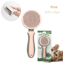 Dog Cat Brush, Self-Cleaning Brush for Dead Hair for Cats, Long and Short Haired Dogs to Effectively Remove up to 9 Shedding
