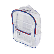 Große klare PVC-Rucksack 20L, strapazierfähige, durchsichtiges Schulranzen für Unisex