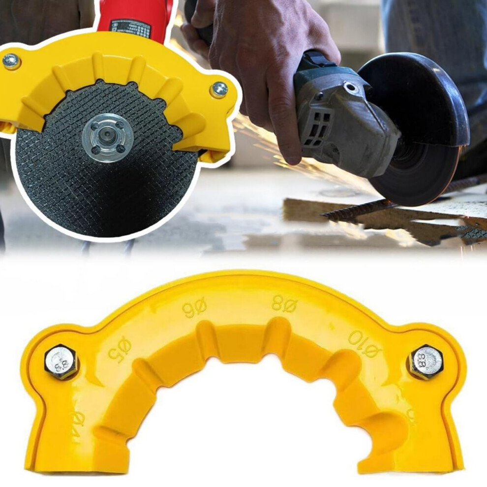 Drill Bit Sharpener, Angle Grinder Attachment, Multipurpose Grinding Tool Yellow 1Pcs 9382693845887