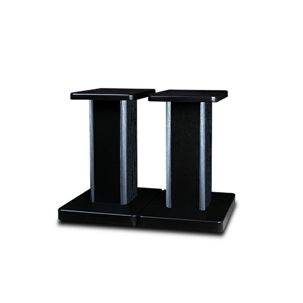 Universal 11.8' Wood Speaker Stands, Pair, Hollow Design, 11.8In/30Cm, For Home Theater And Cinema Audio Grain 9426802656367