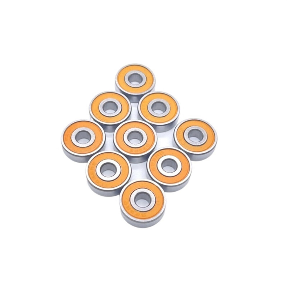 6952Rs Bearing Abec7 5X13x4mm Miniature Sealed Ball Bearing 10 Pieces 695Rs Orange 9347817273175
