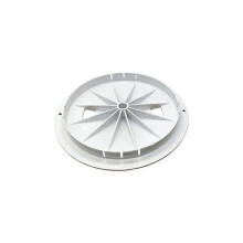 Skimmer-Deckel 10 tommer rund Erstatningsfilterdeckel Filterdeckel bassenger Avløp Erstatningsteil for O-Range Poolutstyr