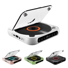 Portable CD Player With Bluetooth 5.3, Plays CD CDR CDRW MP3, HiFi Sound, Compact Light Travel White