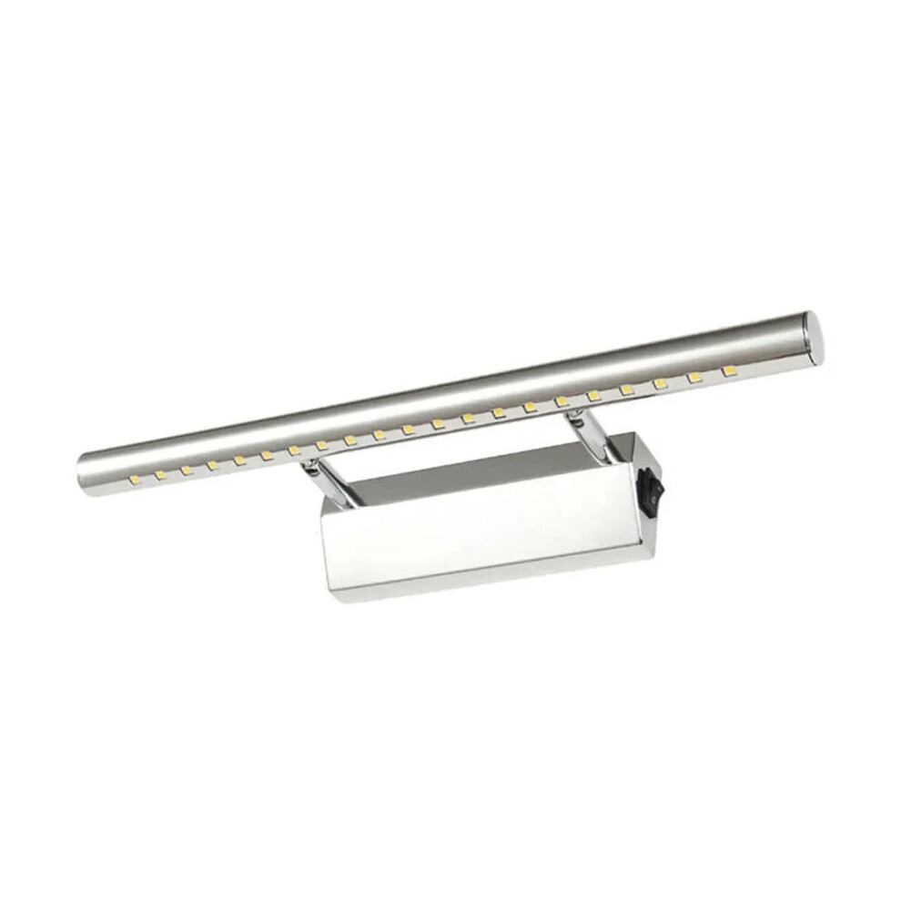 Light Led Picture Bathroom Vanity Fixture, Stainless Steel Make-Up Mirror Lamp, 7W 55Cm, 2700-3500K Art Display Sconce