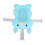 Blue Baby Bath Tub Seat Cushion 3D Mesh Fabric 13