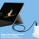 Premium 15V 3.25A PD to TYPEC Charging Cable Compatible with Surface Tablet PC 12