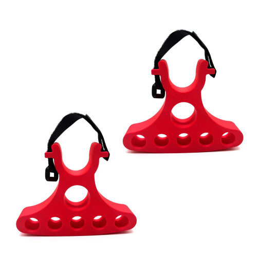 Bicycles Maintenance Handle Holder 2 Piece Clip On Bicycle Handlebar Stand Stabilizer Red