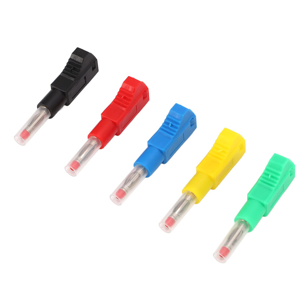 Banana Plugs 10Pcs 4Mm Retractable Stackable Connectors 600V 32A Multicolor For Test Leads 9382693981783
