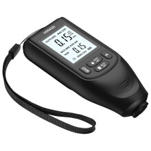 Paint Thickness Measurement Device, Compact Portable Coating Gauge, Memory Function, Multifunction Inspection Tool, Black