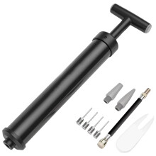 Football Pump Manual Ball Air Pump With Needle For Basketball And Volleyball Portable Pressure Outdoor Pump