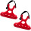 Bicycles Maintenance Handle Holder 2 Piece Clip On Bicycle Handlebar Stand Stabilizer Red 5
