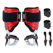 Pontos de escalada para Árvores-Duoku-Eperons de escalada em Alumínio-Capacidade de 350 kg-Equipamento de arborista com Fivelas-Vermelho