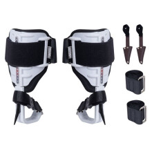 Pontos de escalada-Duoku-1 Par de esporas de Alumínio-Capacidade de Carga 350 lb-Equipamento de escalada de árvore com Cintas-Branco