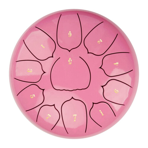 Titanium High - Quality  Alloy 11 Notes Handpan Drum with Mallet for Relaxation