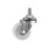 Casters 1.5 Inch White PP Wheel With Universal M6 Thread, 40mm Diameter, Display Frame Wheel, 4 Pcs 1