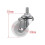 Casters 1.5 Inch White PP Wheel With Universal M6 Thread, 40mm Diameter, Display Frame Wheel, 4 Pcs 4