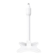 1/4 Screw ABS Flexible 360 Degree Adjustable Indoor Outdoor Security Camera Bracket For Ceiling Wall Install White
