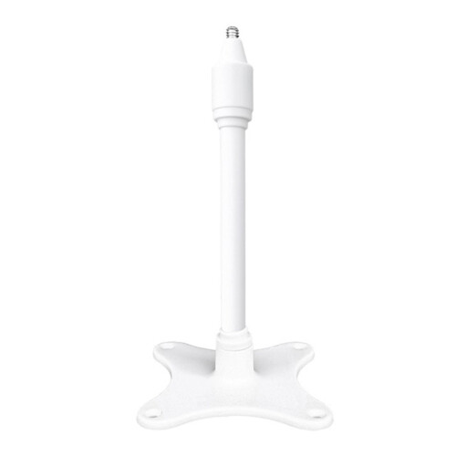 1/4 Screw ABS Flexible 360 Degree Adjustable Indoor Outdoor Security Camera Bracket For Ceiling Wall Install White